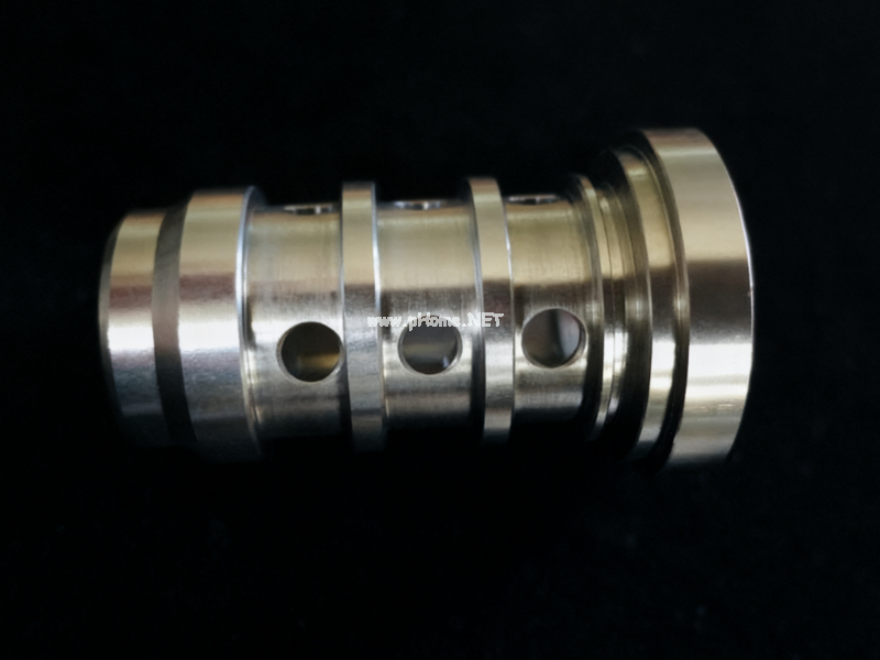 高精密机械加工多孔圆柱阀芯
